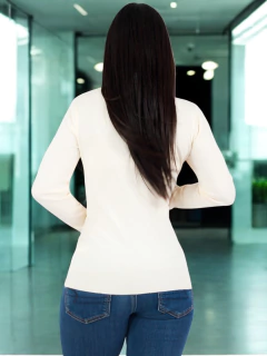 Suéter Mujer Cuello V Sueteres De Punto Dama Sweaters en internet