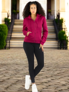 Sudadera Térmica Mujer con Capucha, Cierre y Bolsillos - comprar en línea