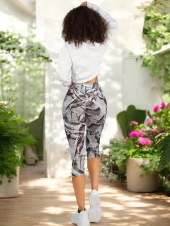 Imagen de Set 2 Capris de Mujer Stretch de Diseños Estampados Legging corto