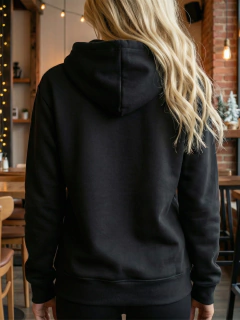 Sudadera Hoodie para Mujer con Capucha y Bolsa Frontal | Tela Stretch Suave y Cómoda | Casual para Diario - MALABIS