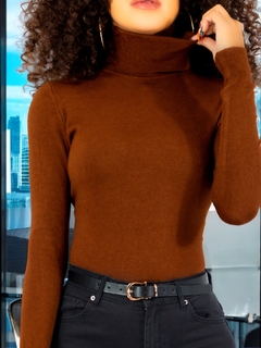 Suéter Mujer Cuello Alto Sueteres De Dama Cuello Tortuga Sweater en internet