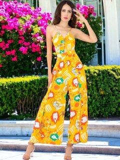 Palazzo de mujer Jumper De Pierna Ancha de Estampados Mono Completo Jumpsuit - comprar en línea