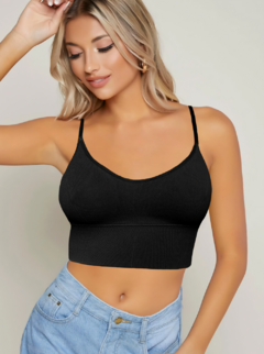 Set De 2 Tops Mujer Deportivo Con Relleno Blusa Croptop - MALABIS