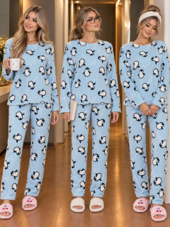 Pijama Navideña para Mujer Polar Fleece | Suave, Ligera y Cómoda | Unitalla S-L