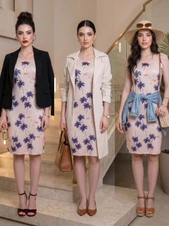 Vestido Casual para Mujer con Diseño Estampado – Unitalla - MALABIS