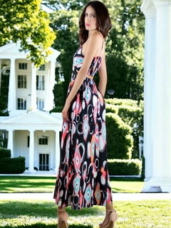 VESTIDO DE MUJER LARGO CON ESTAMPADOS