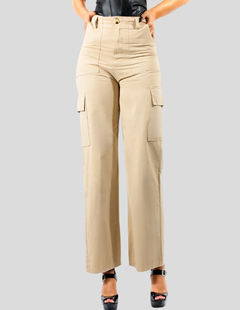 Imagen de Pantalon De Mujer Wide Legs Pantalones Anchos Dama Mom Jeans
