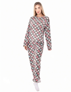 Pijama Afelpada Mujer Polar Pantalón Sudadera Ropa Invierno - comprar en línea