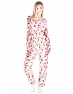 Pijama Afelpada Mujer Polar Pantalón Sudadera Ropa Invierno en internet