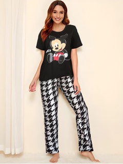 Pijama De 3 Piezas Mujer Pantalon Short Y Playera A Juego en internet