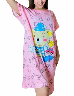 CAMISON PARA DORMIR MUJER PIJAMA AESTHETIC BATAS DAMA BLUSON - tienda en línea