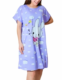 CAMISON PARA DORMIR MUJER PIJAMA AESTHETIC BATAS DAMA BLUSON - MALABIS