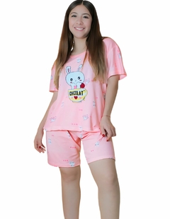 Pijama De Short Y Playera Mujer Ropa De Dormir Aesthetic - tienda en línea