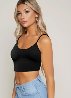 Set De 2 Tops Mujer Deportivo Con Relleno Blusa Croptop - tienda en línea