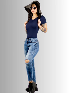 SET DE 2 BLUSAS PLAYERA DE MUJER CANALÉ STRETCH