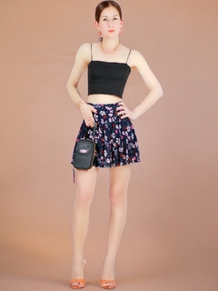 FALDA SHORT DE MUJER CASUAL DE ESTAMPADO FLORAL - MALABIS