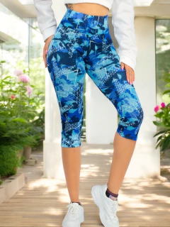 Set 2 Capris de Mujer Stretch de Diseños Estampados Legging corto en internet