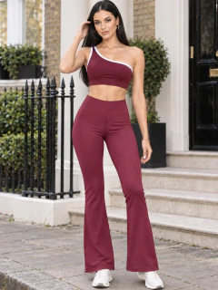 Legging Acampanado Mujer Cintura Alta | Stretch Moldea Figura Deportivo Casual - tienda en línea