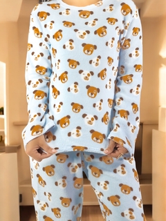 Pijama Afelpada para Mujer Polar FLeece Pantalón y Sudadera - MALABIS