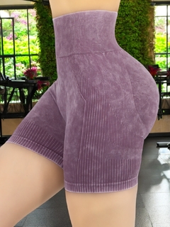 Short de Mujer Deportivo o Casual Stretch Texturizado Push Up para Mujer Biker, Running, Gym y Entrenamiento Shores - comprar en línea