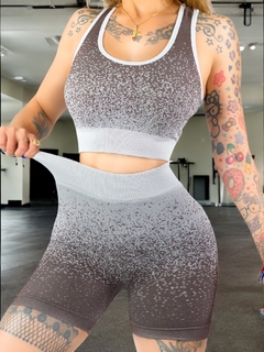 Conjunto de Mujer Deportivo/Casual 2 PIEZAS Short y Blusa Stretch, Comodidad y Estilo - MALABIS