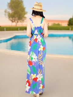 Imagen de Vestido Largo de Mujer Stretch de Estampados Primaverales
