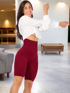 SHORT DE MUJER DEPORTIVO O CASUAL DE TIRO EXTRA ALTO ESTILO PUSH UP