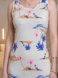 Vestido Casual para Mujer con Diseño Estampado – Unitalla - tienda en línea