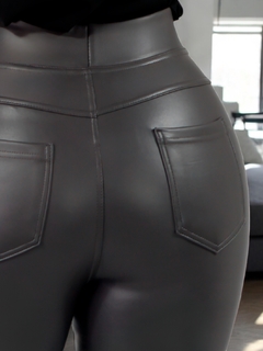 LEGGINGS VINIPIEL MUJER TÉRMICO LEGGINS ELEGANTES MALLAS STRETCH MALLONES FORMALES - tienda en línea