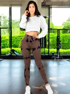 Leggings de Mujer Deportivos Tie-Dye para Yoga y Gym: Estilo y Confort