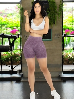 Imagen de Short de Mujer Deportivo o Casual Stretch Texturizado Push Up para Mujer Biker, Running, Gym y Entrenamiento Shores
