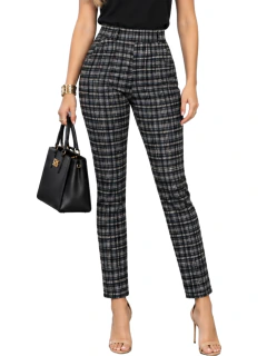 Jeggings de Mujer a Cuadros, Pantalones Tipo Leggings en internet