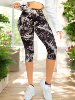Set 2 Capris de Mujer Stretch de Diseños Estampados Legging corto - comprar en línea