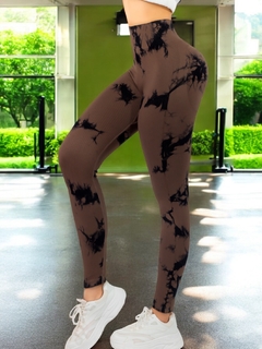 Leggings de Mujer Deportivos Tie-Dye para Yoga y Gym: Estilo y Confort - MALABIS