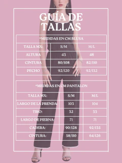 Conjunto Mujer 2 Piezas Tank Top y Pantalón Palazzo Acanalado | Tela Stretch Suave | Casual Elegante - comprar en línea