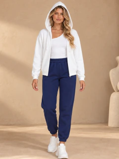 Conjunto de Mujer 2 Piezas, Sudadera con Capucha y Pantalón Jogger, Outfit Casual Moderno y Cómodo - comprar en línea