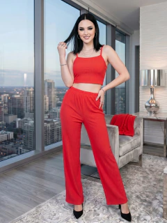 Conjunto 3 Piezas para Dama | Camisola, Top y Pantalón - comprar en línea