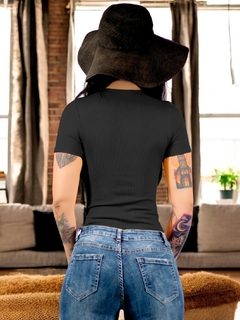 Imagen de SET DE 2 BLUSAS PLAYERA DE MUJER CANALÉ STRETCH