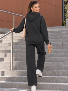 Conjunto Casual de 2 Piezas para Mujer, Sudadera con Capucha y Pantalón Holgado, Estilo Casual en internet