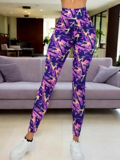 LEGGINS DE MUJER DE LICRA DEPORTIVO O CASUAL DE ESTAMPADOS STRETCH - MALABIS
