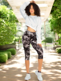 Set 2 Capris de Mujer Stretch de Diseños Estampados Legging corto - tienda en línea
