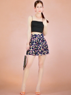 FALDA SHORT DE MUJER CASUAL DE ESTAMPADO FLORAL - tienda en línea