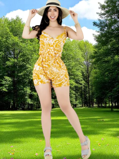 Enterizo Corto Mujer Jumpsuit Casual Primavera Verano - comprar en línea