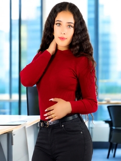 Suéter Casual de Mujer Cuello Alto – Elegancia Atemporal - tienda en línea