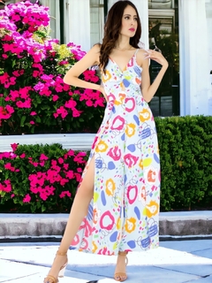 Imagen de Palazzo de mujer Jumper De Pierna Ancha de Estampados Mono Completo Jumpsuit