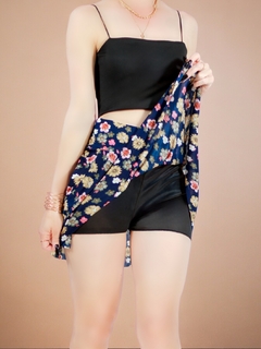 Imagen de FALDA SHORT DE MUJER CASUAL DE ESTAMPADO FLORAL