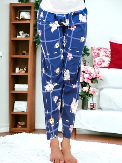 SET PIJAMA DE MUJER DE PANTALON Y BLUSA ESTAMPADO - tienda en línea
