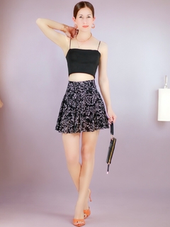 Imagen de FALDA SHORT DE MUJER CASUAL DE ESTAMPADO FLORAL