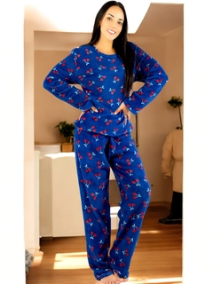 Pijama Afelpada para Mujer Polar FLeece Pantalón y Sudadera - comprar en línea