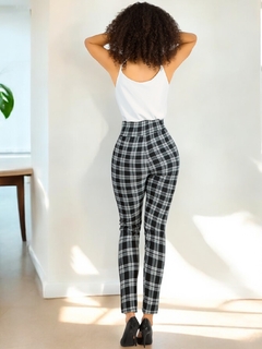 Leggings Elegantes Jegging Mujer a Cuadros Stretch Looks Formal y Casual Mayón y Mallones en internet